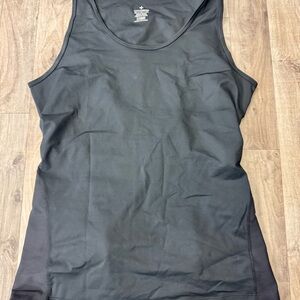 Tommie Copper Womens XL Compression Tank Top Black Copper Infused Athletic Shirt